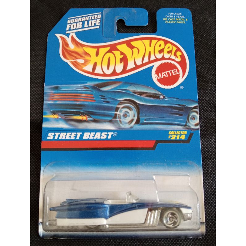 HOT WHEELS STREET BEAST BIRU SILVER