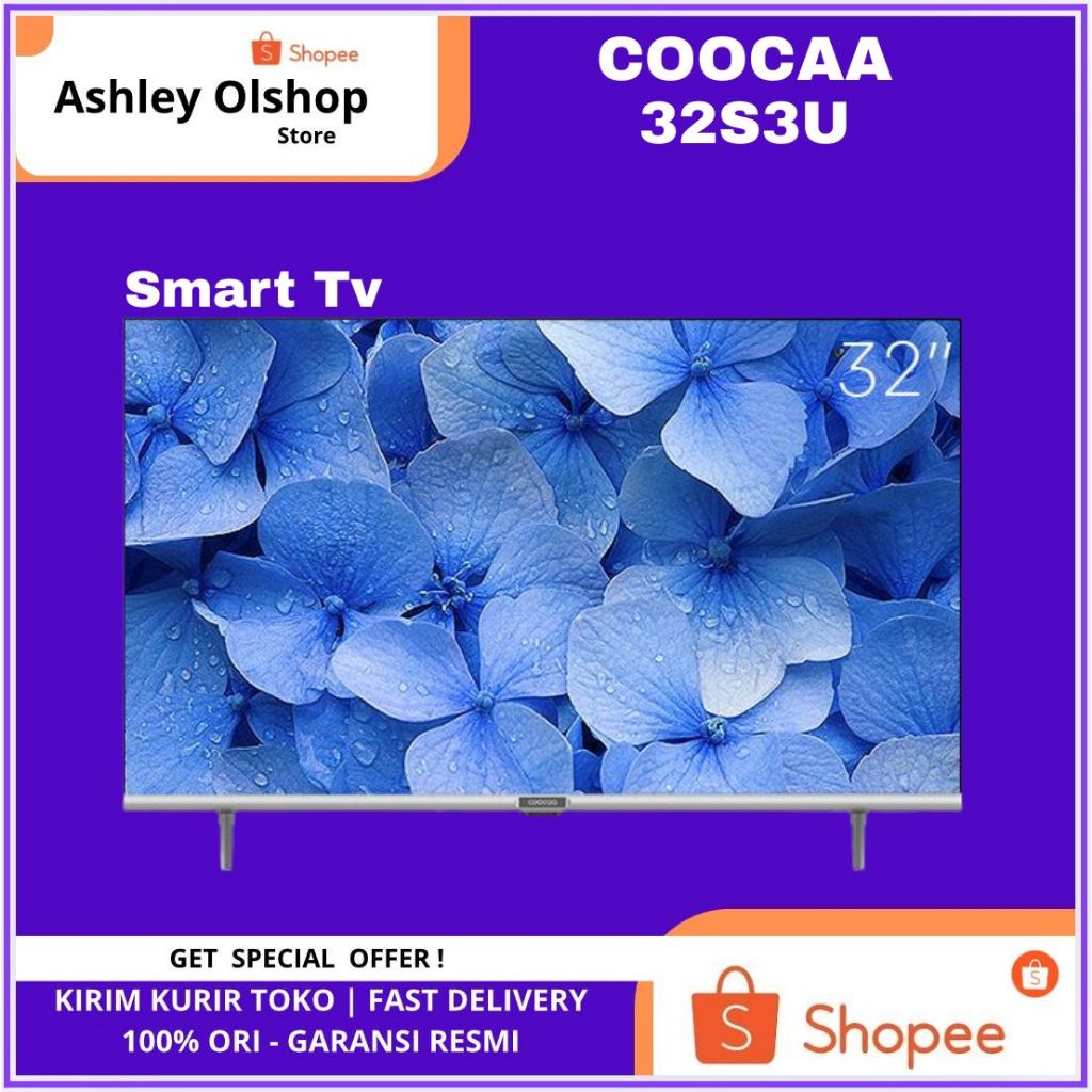 Digital TV Coocaa 32 Inch 32S3U Smart TV Coocaa 32Inci