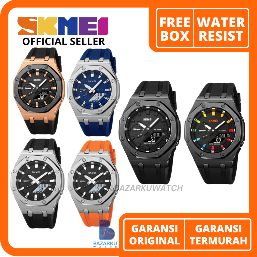 Jam Tangan Pria Skmei 2243 Jam Tangan Sport Skmei Jam Skmei Pria Jam Tangan Karet Jam Tangan Cowok J
