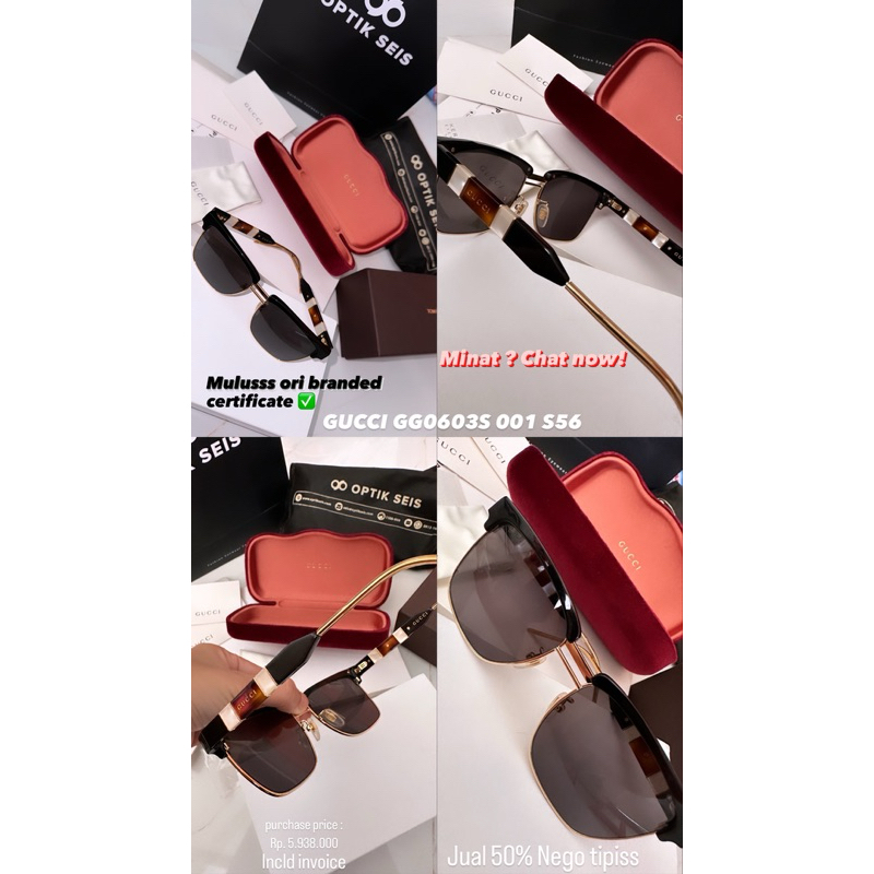 Kacamata gucci ori by optikseis ORIGINAL