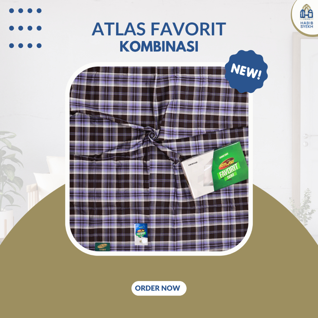 Sarung ATLAS Favorit 500 Kombinasi/Sarung ATLAS Original/ATLAS Favorit 500 Kombinasi
