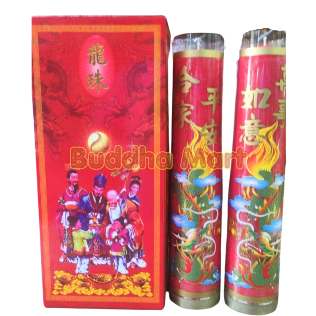 LILIN SEMBAHYANG LOKAL ENAM KATI / LILIN SEMBAHYANG LOKAL MERAH 6 KATI