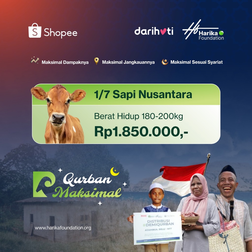 

Kurban 1/7 Sapi Nasional