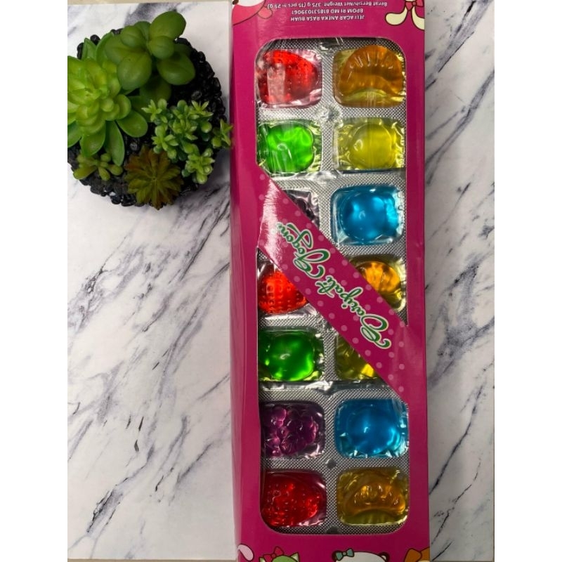 

saripati buah jelly gogoni jelly agar agar aneka buah per pack isi15 pcs