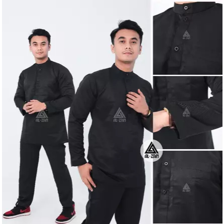 AL-ZAN/Setelan Baju Koko Dewasa/ Pakistan pria Kemko Jasko/ Gamis Jubah Pria Model al haramain al no