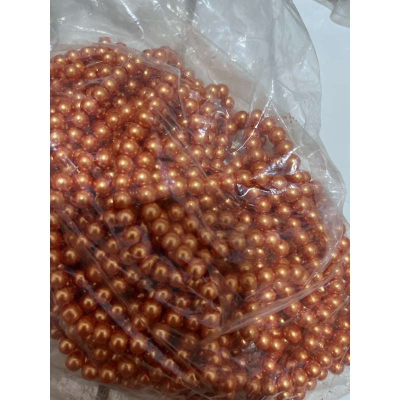 

mustin orange 6mm isi 10 pcs string