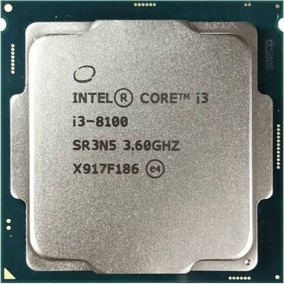 PROCESSOR INTEL CORE I3 8100