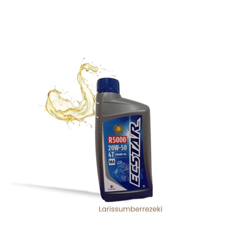 {GROSIR} OLI SUZUKI ECSTAR SGO 4T 20W-50 1LTR ECSTAR SGO 1Liter 4T 20W-50 ENGINE OIL MA 1000Ml r5000