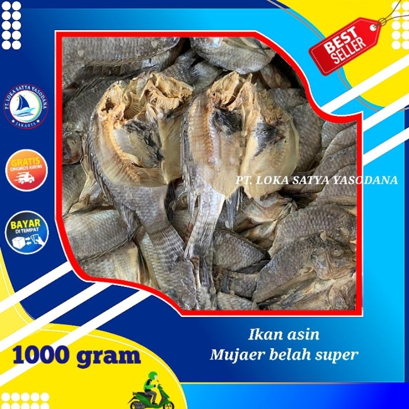 

ikan asin mujaer super 1000gram / 1 kg