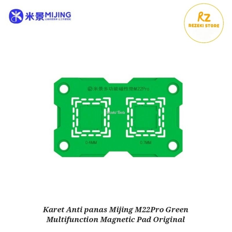 KARET ANTIPANAS MIJING M22PRO GREEN MULTIFUNCTIONAL MAGNETIC PAD ORIGINAL