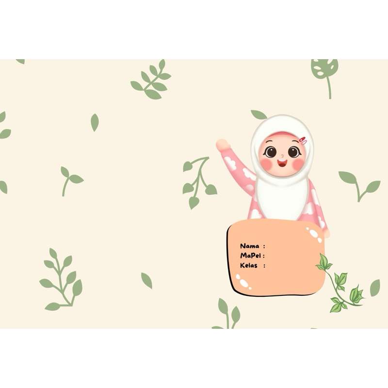 

Buku Tulis Custome Girls Muslim Isi 38 Lembar
