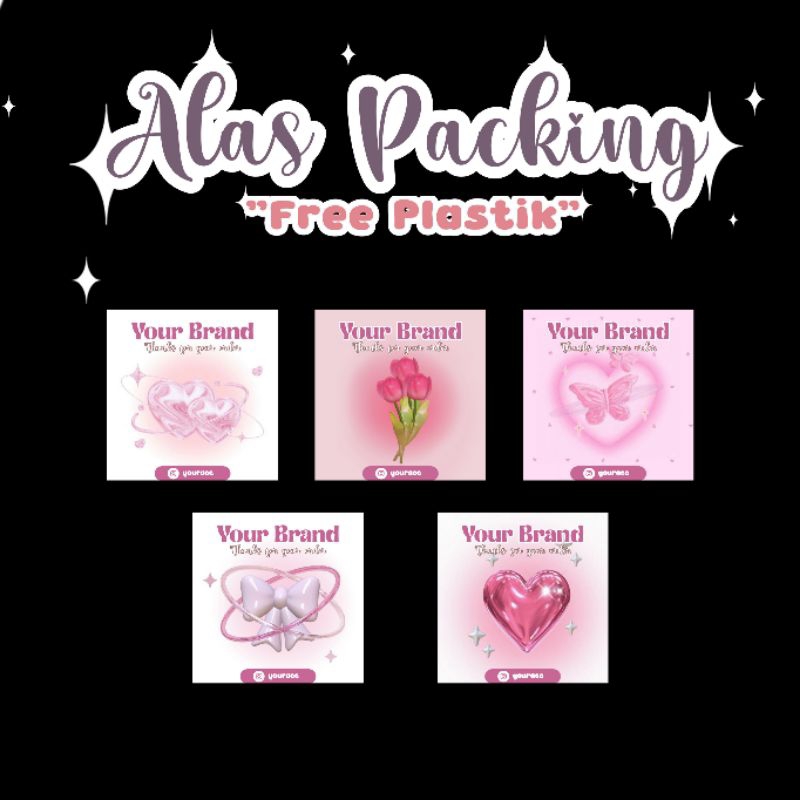 

[Free Plastik] Alas Packing | Alas Packing gelang, kalung cincin | Alas Packaging