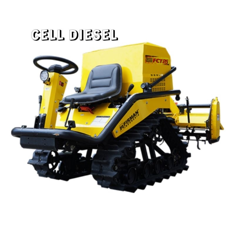 Crawler Traktor Afimbi FIRMAN FCT 25 Heavy Duty / 25 HP