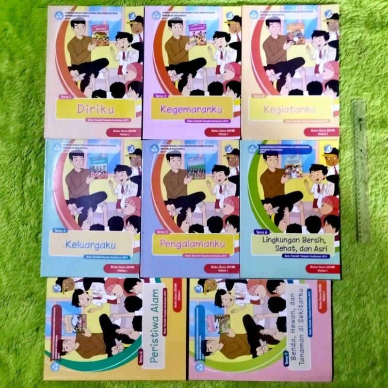 ORIGINAL BUKU GURU TEMATIK TERPADU KELAS 1 SD/MI TEMA 1 2 3 4 5 6 7 8 DIRIKU KEGEMARANKU KEGIATANKU 
