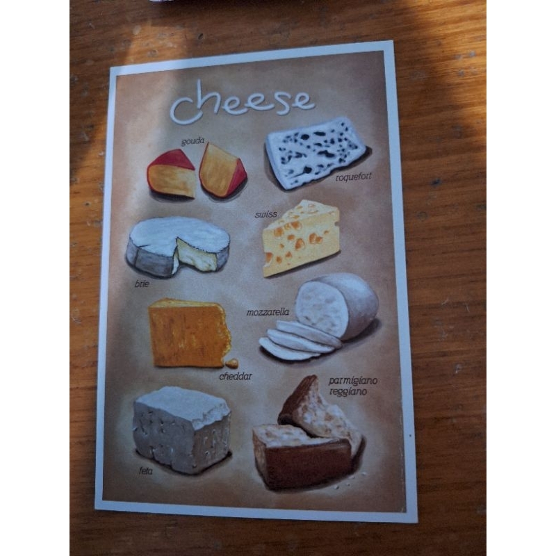 

kartu pos lantern press keju/cheese postcard