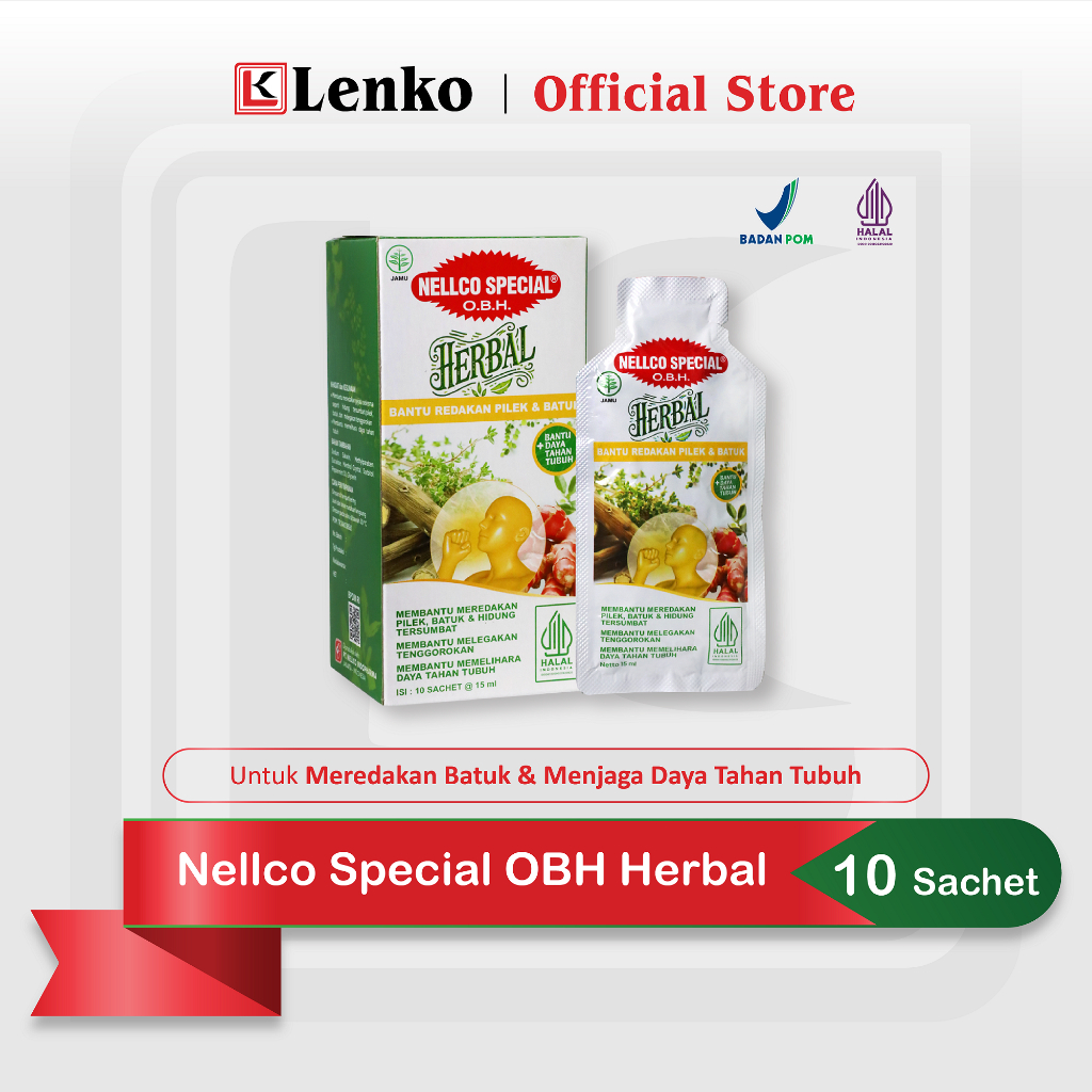 Nellco Special OBH Herbal (Sachet 15 ml)