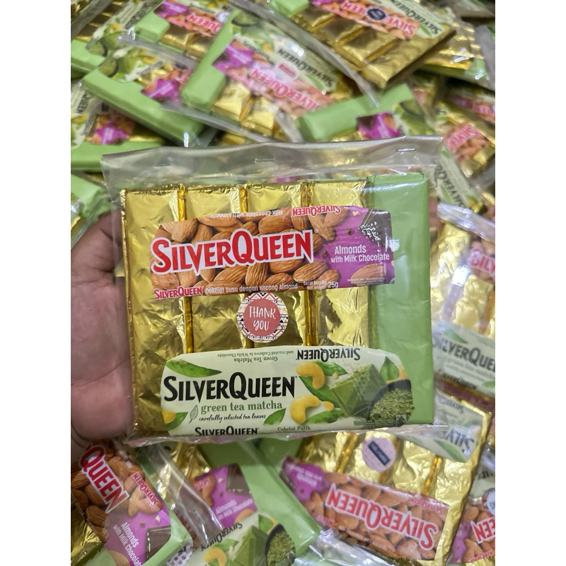 

coklat Silverqueen 25gr isi 10pc