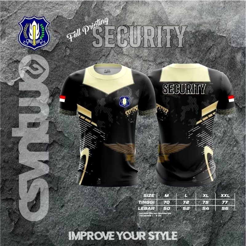 BAJU SATPAM BARU /JERSEY SECURITY BARU /JERSEY SATPAM TERBARU /KAOS SATPAM /KAOS SECURITY
