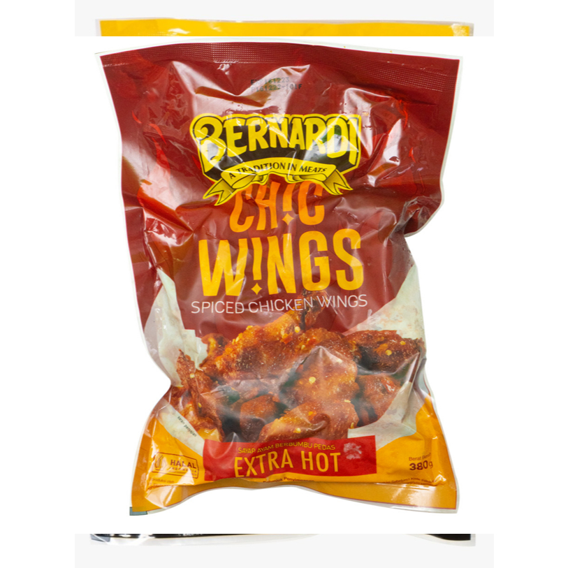

Bernardi Spicy Chicken Wings Extra HOT ( PEDAS ) 380 gr