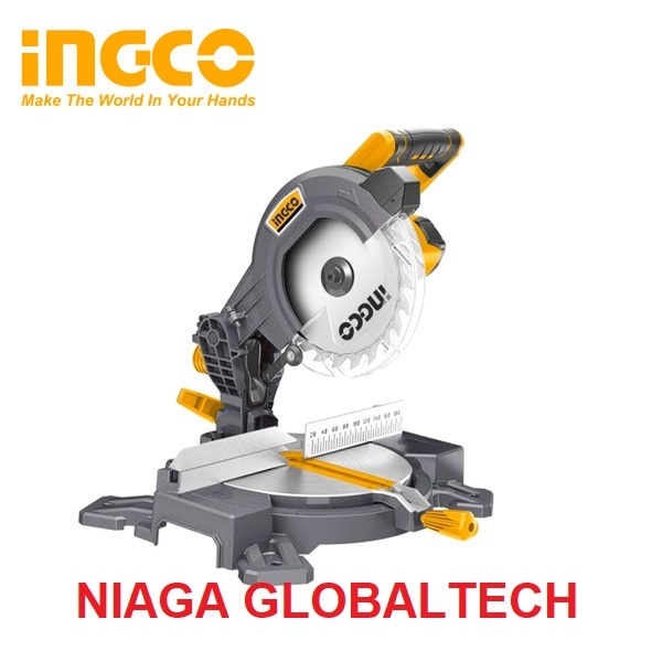 Pesona_Mimin Ingco Cms2001 Mesin Potong Aluminium Kayu Cordless 20V Miter Saw Cordless Mitre Saw