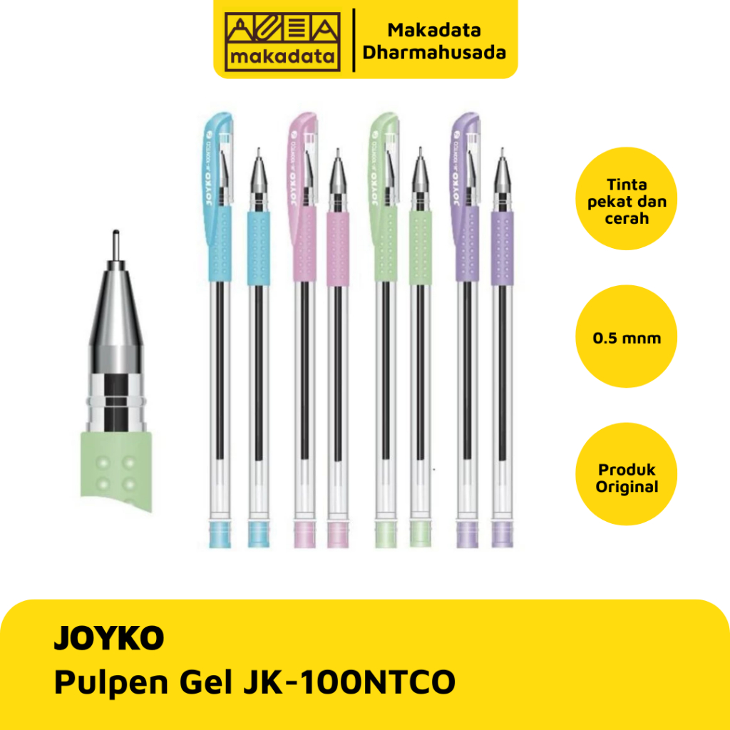 

PULPEN / BOLPEN GEL JOYKO JK-100NTCO (1 PACK) MURAH