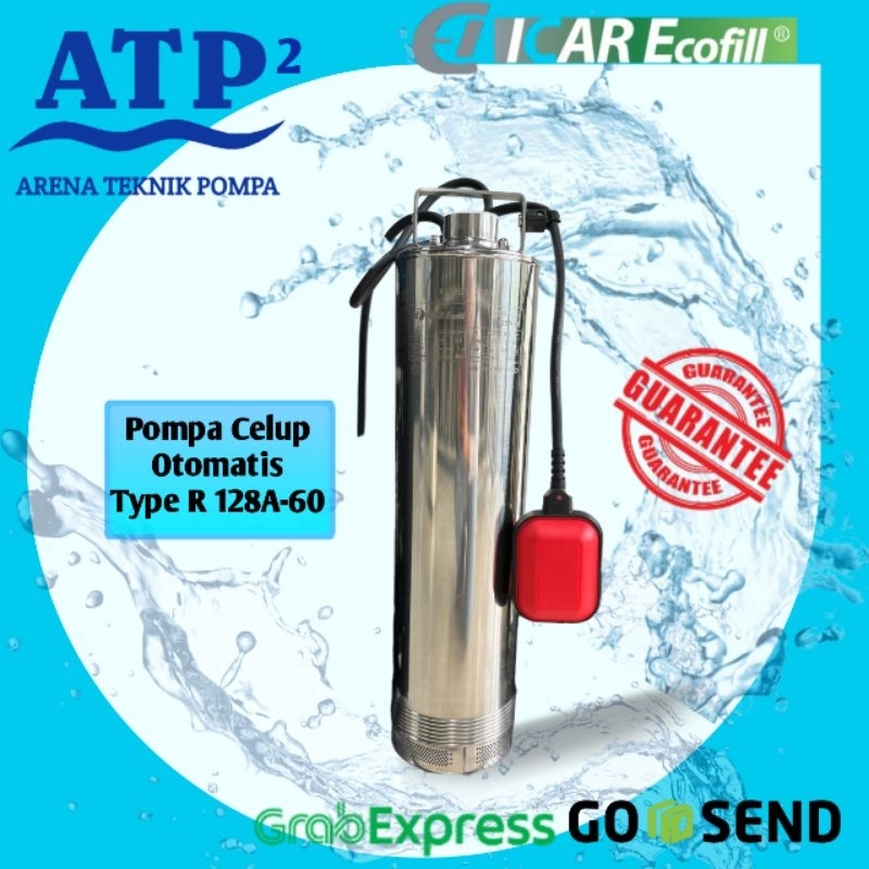 Icar Ecofill R 128-60 Pompa Submersible Pompa Celup Stainless steel Pompa Celup Otomatis