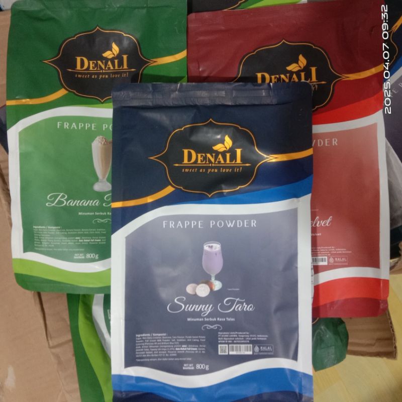 

Denali powder premium Bubuk Minuman Varian rasa Kemasan 800 gram