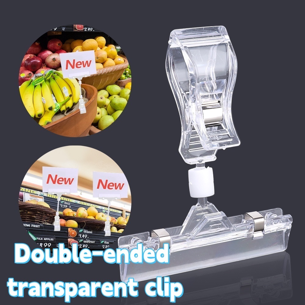 

5Pcs 11cm Jepitan Promo Jepit Harga Obral Untuk Penjepit Label Papan Price Tag Hanger Transparan【COD】