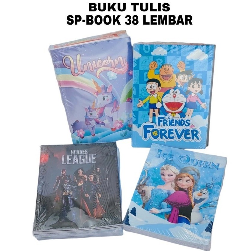 

(10 Buku) BUKU TULIS SEKOLAH GARIS ISI 38 Lembar / Buku Tulis FANCY MURAH 38 Lbr JunDW