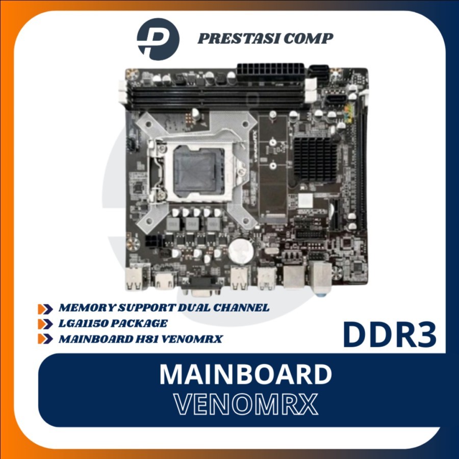mainboard H81 venomrx ddr3 support m2 nvme intel lga 1150