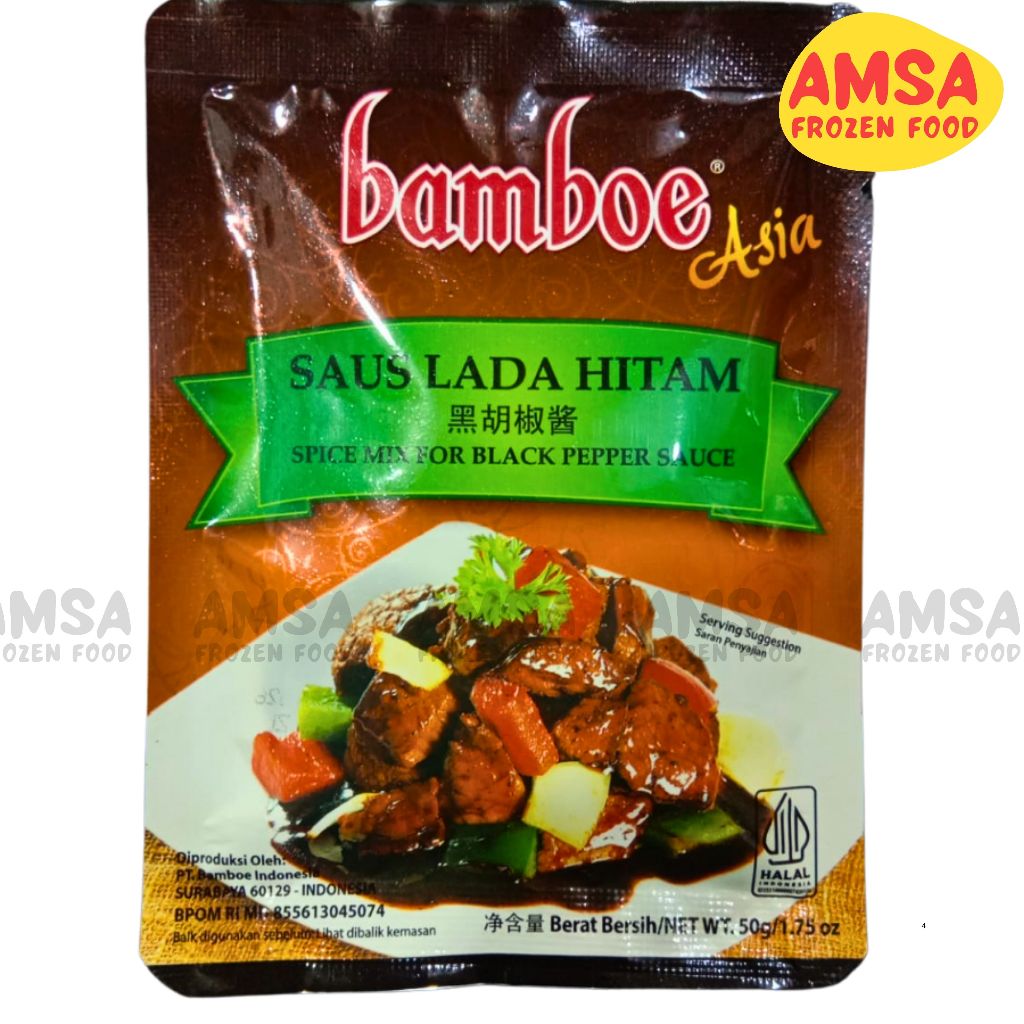 

Bamboe Bumbu Saus Lada Hitam 50gr