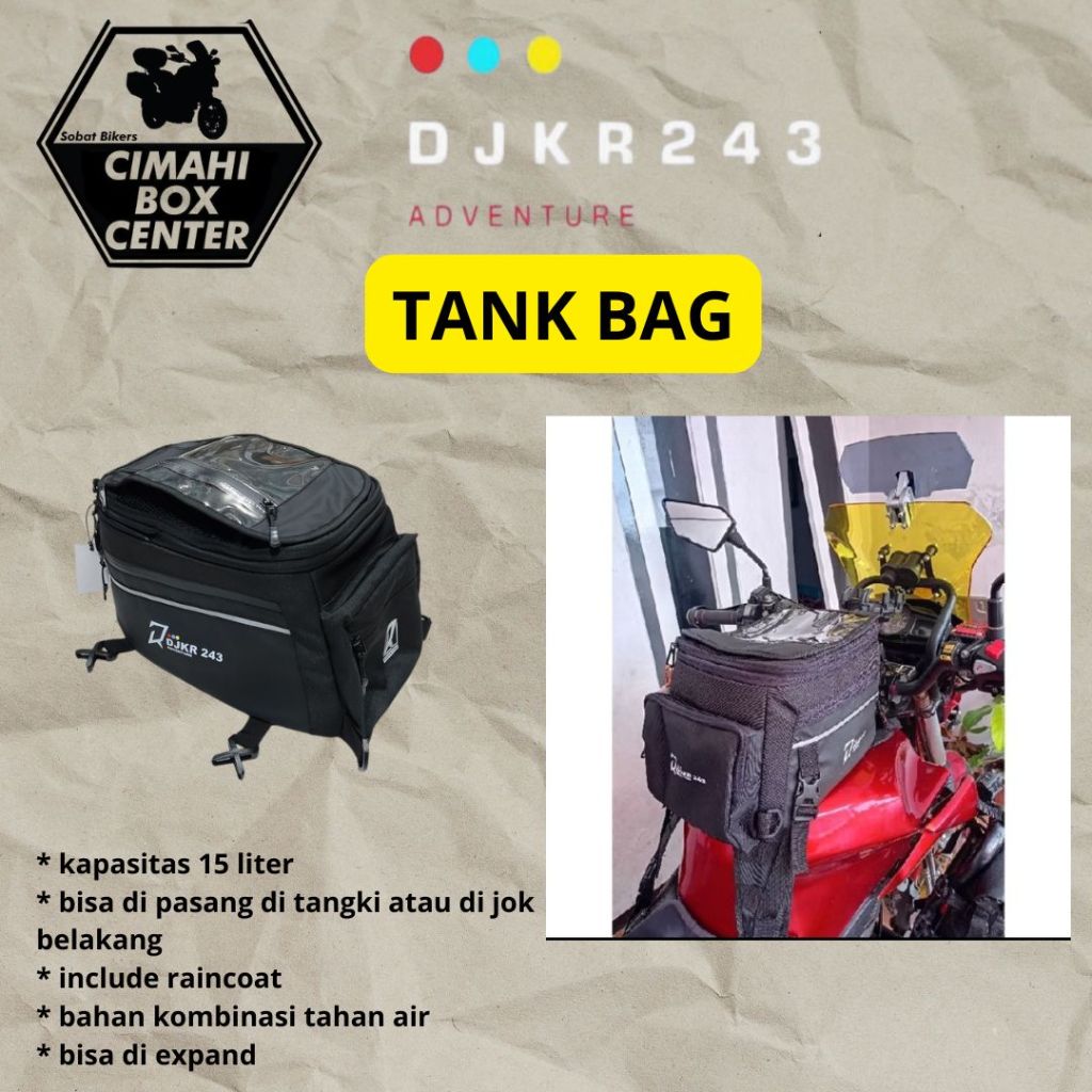 TankBag TailBag Tas Motor Touring Universal