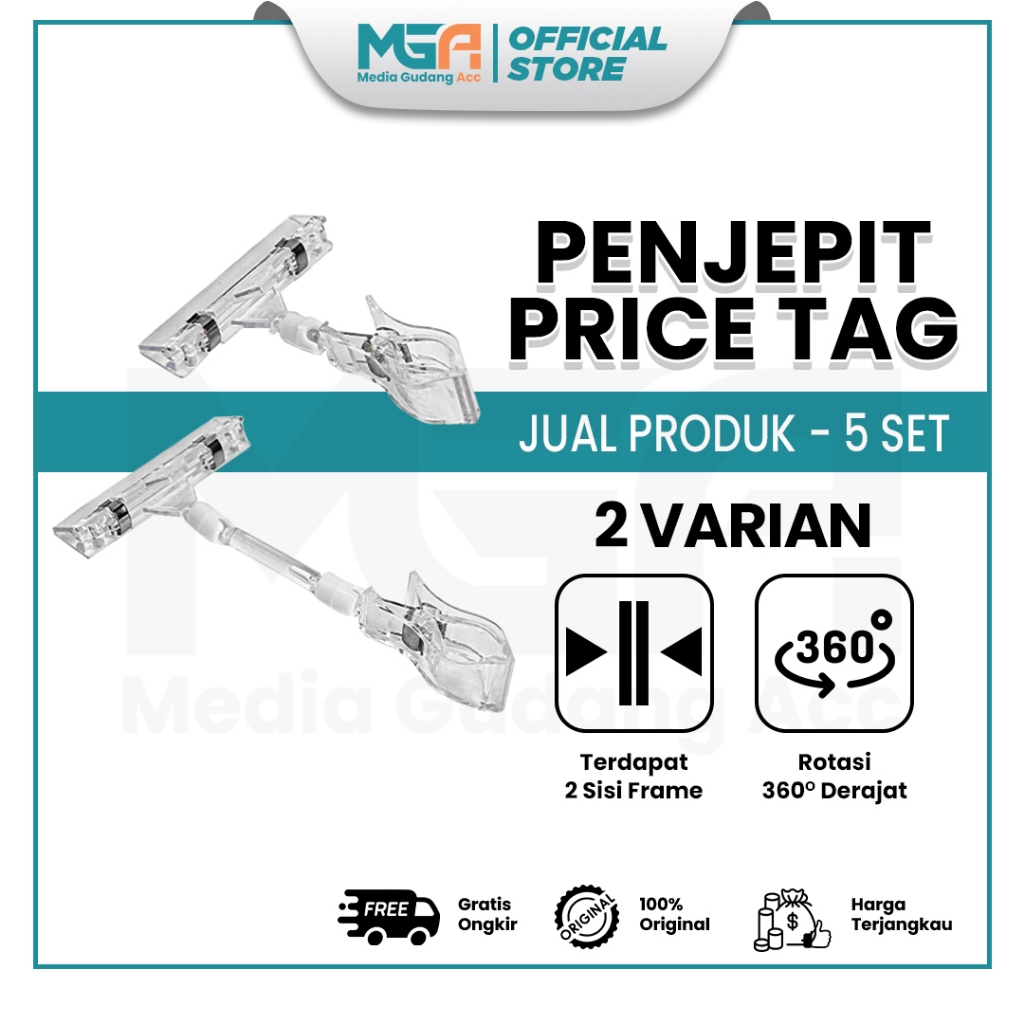 

TAG HANGER TRANSPARAN / CLIP PENJEPIT LABEL / PENJEPIT PRICE TAG / PENJEPIT PROMO AKRILIK