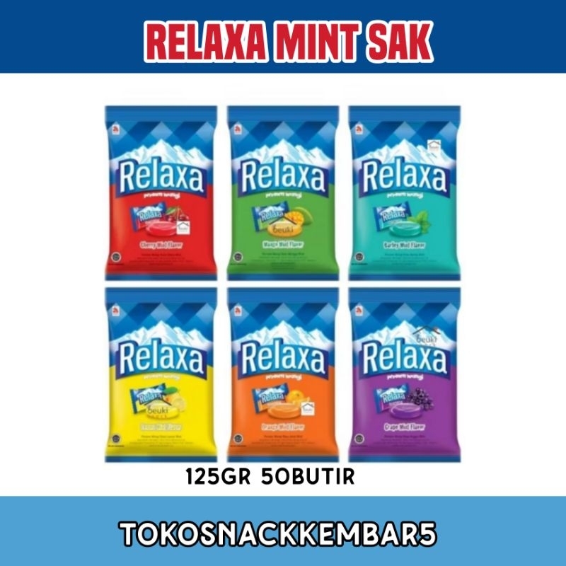 

RELAXA sak isi 50 butir All Varian Permen relaxa