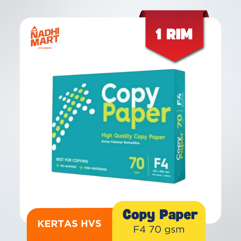 

COPY PAPER KERTAS HVS F4 70GSM KERTAS FOTOCOPY