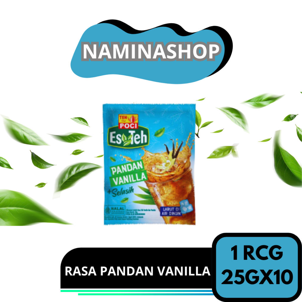 

POCI ES TEH TARIK PANDAN VANILLA RCG 10x24g