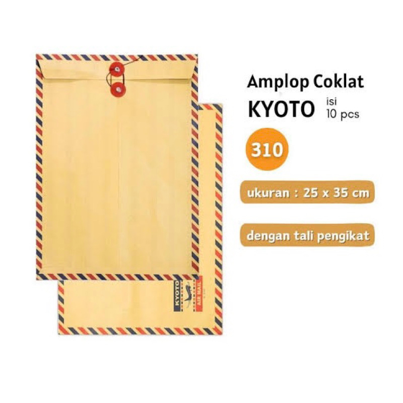 

Amplop Coklat 310 ( Amplop lamaran kerja ) / Pak isi 10pcs