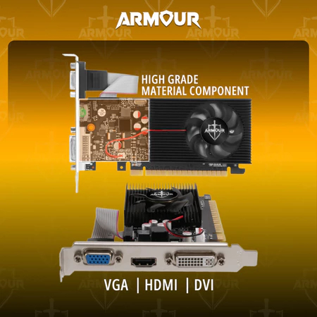 VGA GEFORCE GT 730 4GB GDDR3 128 BIT Low Profile / VGA 4GB GEFORCE GT 730 Armour