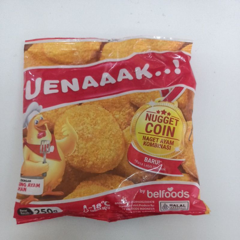 

Nugget coin /naget ayam kombinasi 250gr