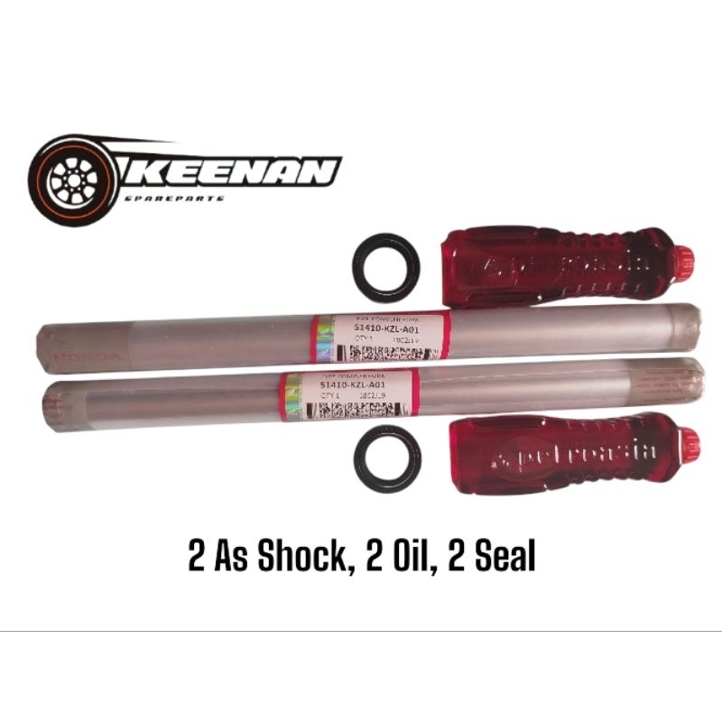 Paket As Shock Depan ( KZL ) Untuk Motor : Beat Fi, Beat Street, Beat eSP,  Scoopy Fi, Scoopy eSP, S