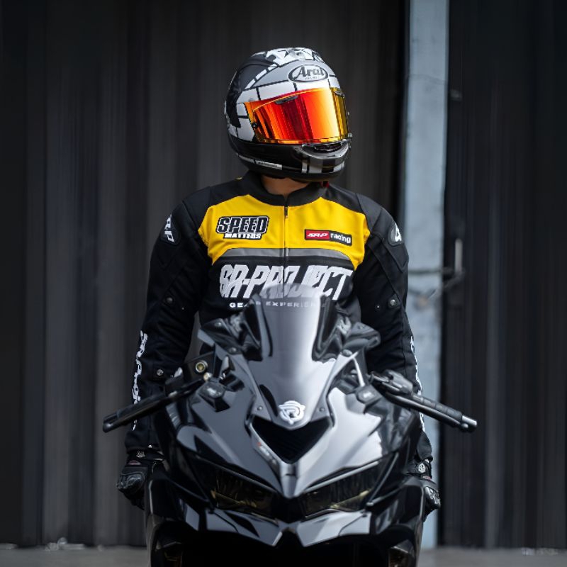 JAKET MESH SR-PROJECT Ridera Yellow