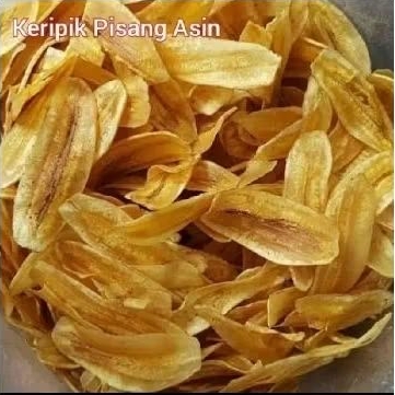 

Keripik pisang asin renyah
