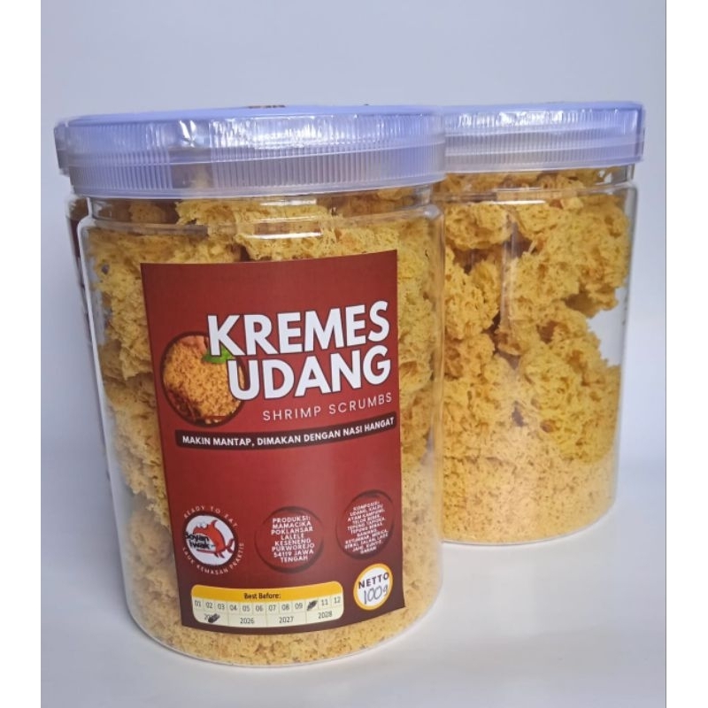 

KREMES UDANG 100g/ kremesanudang / kremesan Mpasi / cemilanSehatAnak / anak GTM / kremesan non msg
