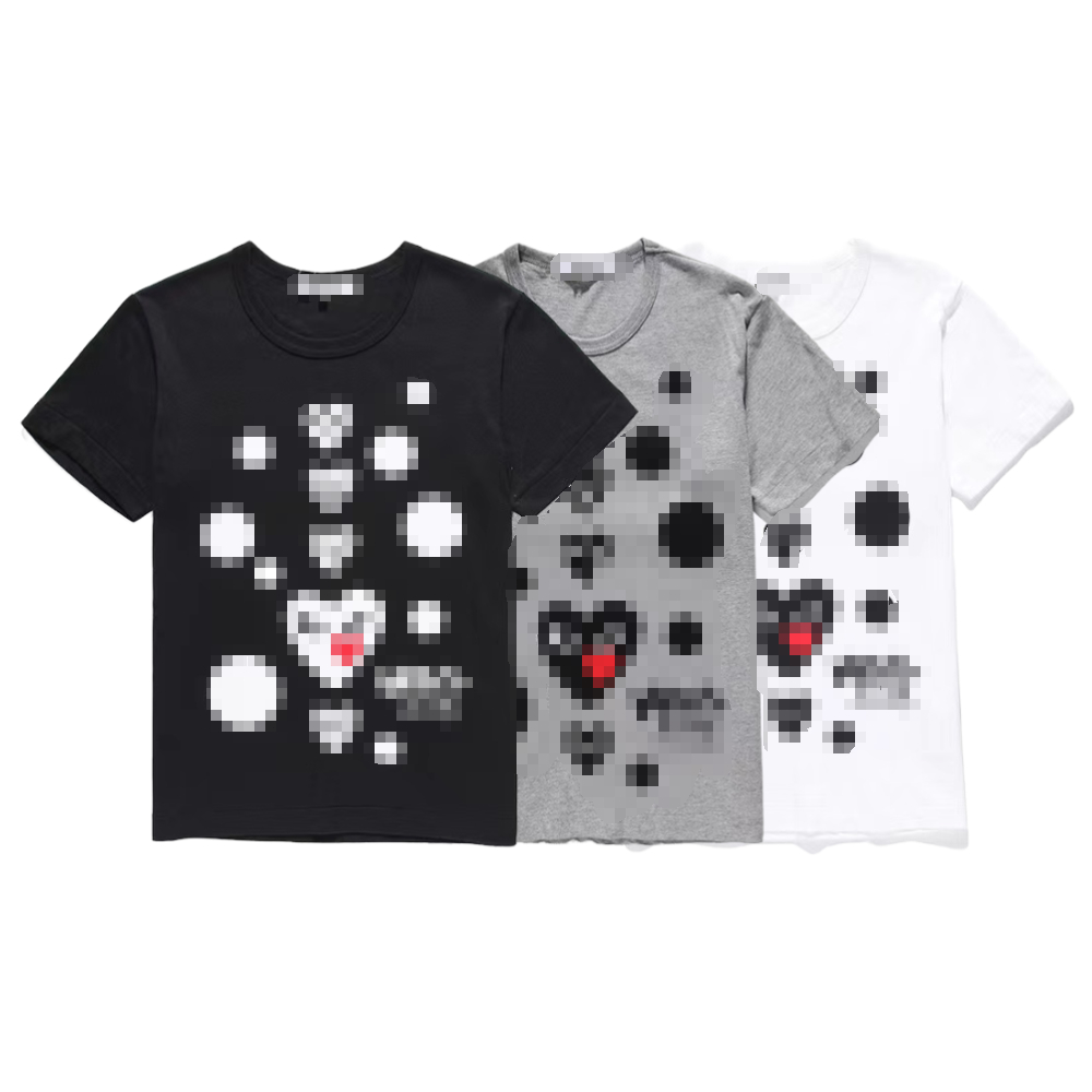[CDG] UNISEX Kaos Tshirt Play Holiday Heart Polkadot