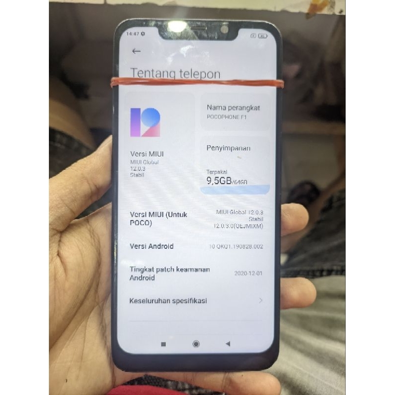 mesin poco f1 6/64 normal