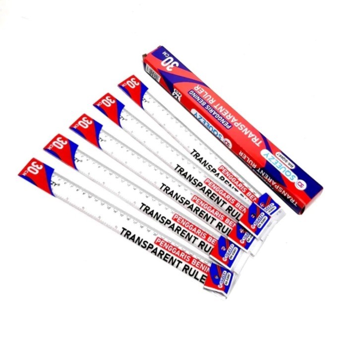 

Penggaris Mistar 30 Cm SQUEEZY RR-SQ667 Panjang Ruler Plastik Bening Transparan \ 1LUSIN \ 12PCS
