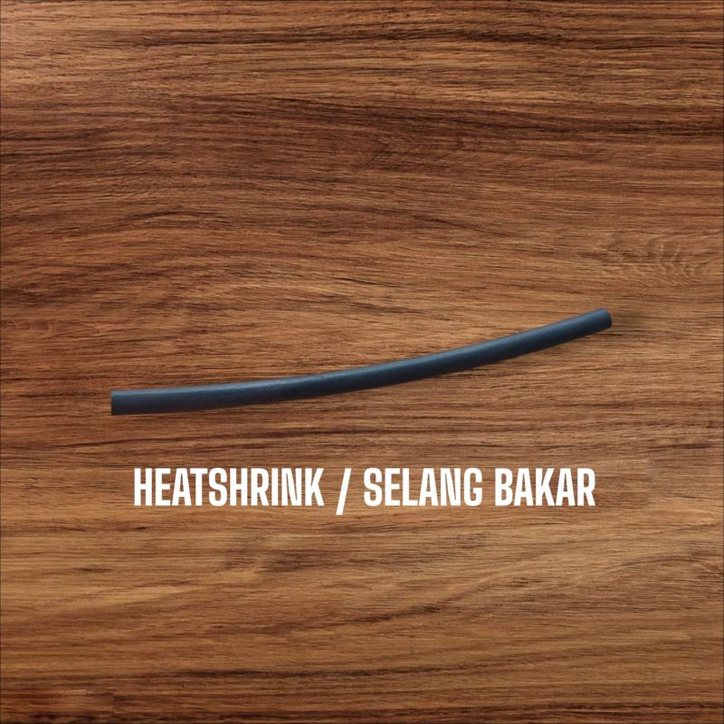 Selang bakar/Heatshrink/kabel bakar/karet bakar ukuran 4mm Fort