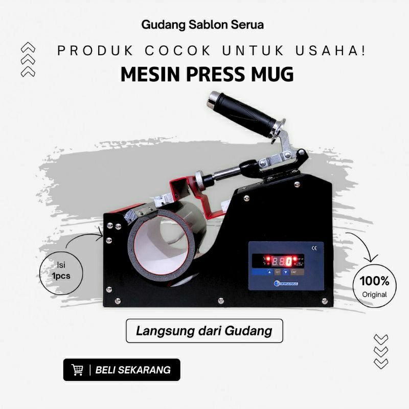 Mesin Press Mug ( Mesin untuk Cetak Mug Sublim)