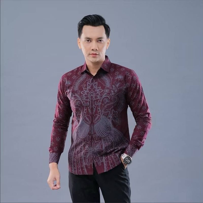 kemeja batik cowok jumbo 4L 5L