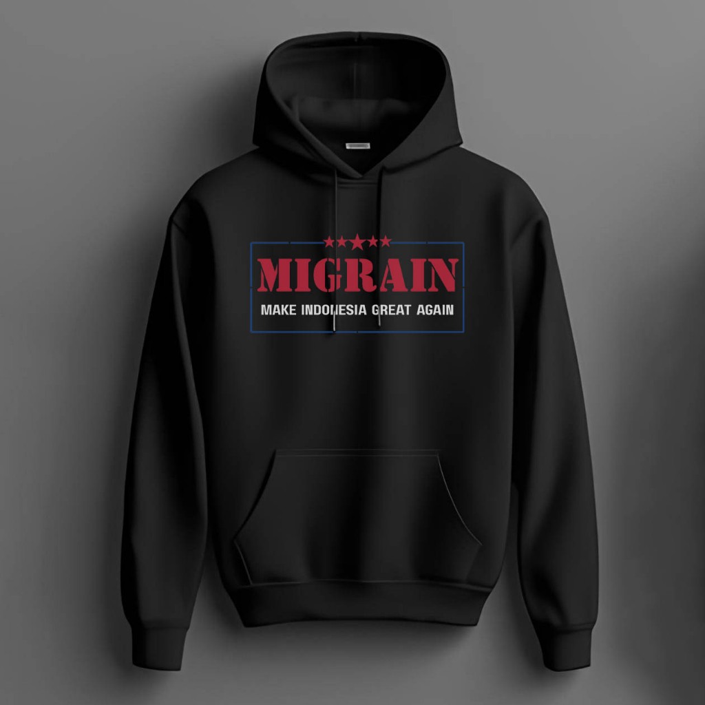 HOODIE Sweater MIGRAIN Make indonesia Great Again Extraordinary Fleece Sweater Premium